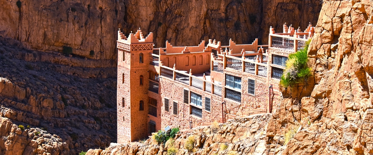 Kasbah in Dades Valley, Southern Morocco